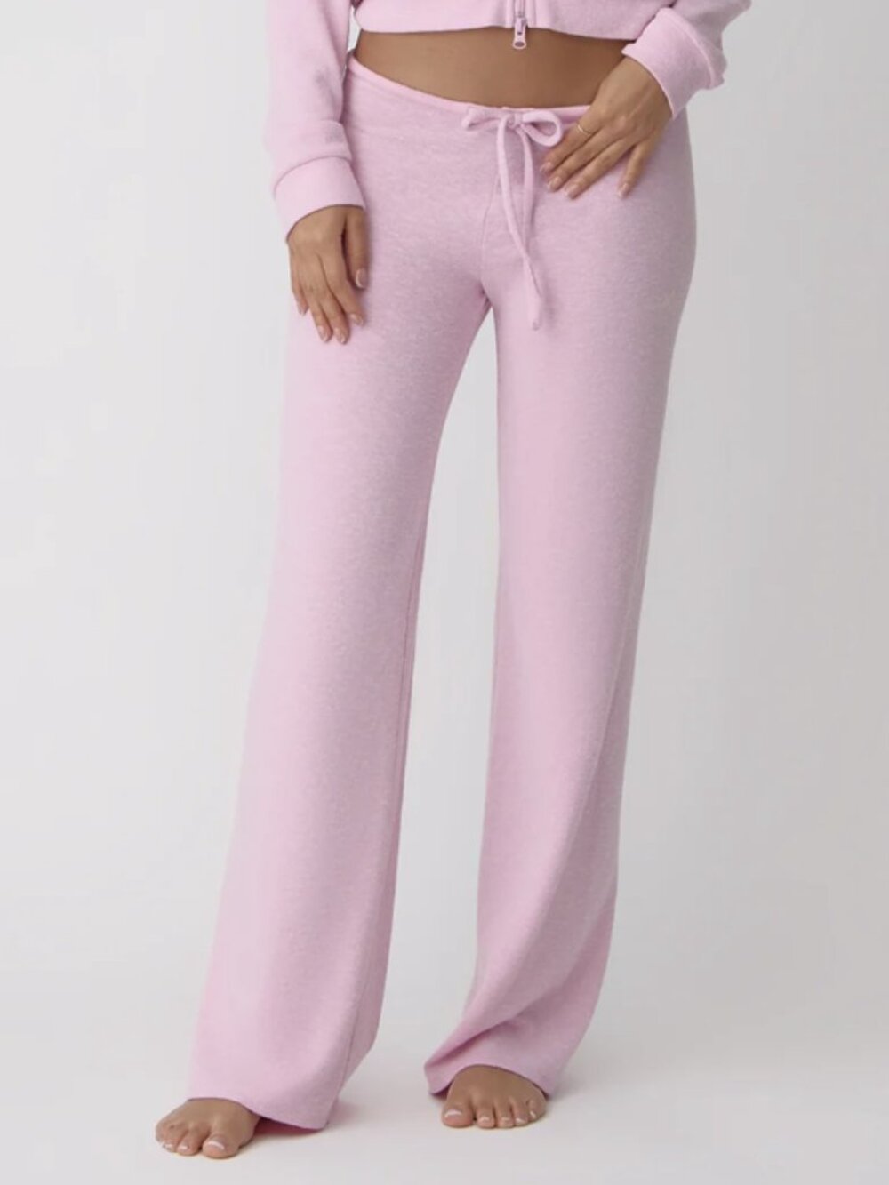 KITH Women's Poppet Pink Drawstring Linley Lounge Soft Pant